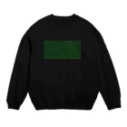 nyoonの数字の羅列（ハッカー風) Crew Neck Sweatshirt