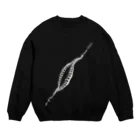 百鬼夜行絵巻の切孔(裏) Crew Neck Sweatshirt