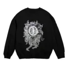 百鬼夜行絵巻の突然変異眼(裏) Crew Neck Sweatshirt