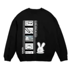 BabyShu shopのシネマ鷺ハム・背景透過ver Crew Neck Sweatshirt