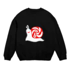 シュールショックのロリポップかたつむり Crew Neck Sweatshirt