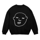  むきむき   地球生活のひとりねむねむ Crew Neck Sweatshirt