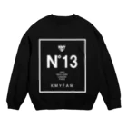 KMY.のKMY.No13白 Crew Neck Sweatshirt