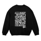 ocha_torida-店の格子パーティー白の服 Crew Neck Sweatshirt