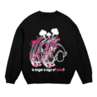 CHAX COLONY imaginariの【各20点限定】いたずらぐまのグル〜ミ〜(＃26/pink) Crew Neck Sweatshirt