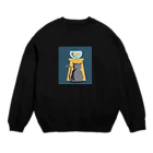 Trigger_05の猫 魚 ヴィンテージ Crew Neck Sweatshirt