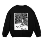 onthestomachのOs Guito Peacock Crew Neck Sweatshirt