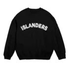 FUNNY JOKESのISLANDERS-アイランダース- 白ロゴ Crew Neck Sweatshirt