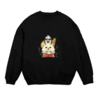 トロ箱戦隊本部のアイスクリームダブル Crew Neck Sweatshirt