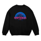 HYBS FOR MEのくものうえ (青ピンク) Crew Neck Sweatshirt