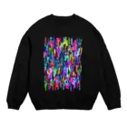 Miki_after_partyのcolorful rain -vivid- Crew Neck Sweatshirt