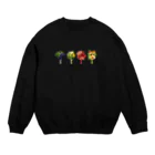 カワウソとフルーツの秋のフルーツセット Crew Neck Sweatshirt