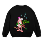 sasabeerのゆきむしとねこ6 Crew Neck Sweatshirt