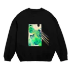 NagamiPoppyの絵の具 Crew Neck Sweatshirt