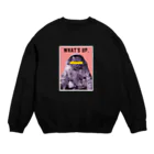 ANIMAL TWIST DESIGNSのWHAT`S UP SPACE CAT Crew Neck Sweatshirt