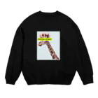 ANIMAL TWIST DESIGNSのFEELING MYSELF GIRAFFE Crew Neck Sweatshirt