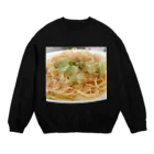 オンガクスグッズショップの醤油ごま油キャベツスパゲッティ🍝 Ongakus photo goods Crew Neck Sweatshirt