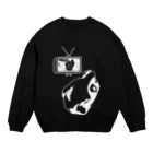 土日梁のテレビゴリラ Crew Neck Sweatshirt