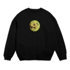 demanjdのおモザムーン Crew Neck Sweatshirt