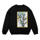 LalaHangeulの목련 ~辛夷の花~ Crew Neck Sweatshirt