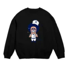 Hori shopのアフロ球児　おぎなくん。 Crew Neck Sweatshirt