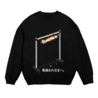 OPUS ONE & meno mossoのほし☆ねこスウェット濃色地 Crew Neck Sweatshirt