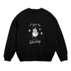 チンチラ雑貨MarkCrownのスキーを楽しむチンチラ Crew Neck Sweatshirt