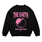 GREEN DESIGN WORKS　グリーンデザインワークスのTHE EARTH　スウェット（ピンクインク）１３色 スウェット