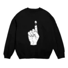 aaaaiWORKSのおみせの右手人差指神経断裂しました Crew Neck Sweatshirt