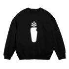 AngelRabbitsのcarrot computer(white) Crew Neck Sweatshirt