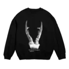 Expressgut602の鹿の角 Crew Neck Sweatshirt