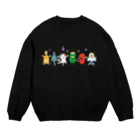 おばけ商店のおばけ長袖＜妖怪ラインダンス＞ Crew Neck Sweatshirt