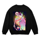 フラニーの髑髏と美青年グッズ Crew Neck Sweatshirt