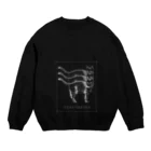 路地裏猫のねこ白分身の術 Crew Neck Sweatshirt