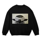 Mitsu-Zoのモノトーン・ヨウム Crew Neck Sweatshirt