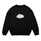 ⚡️カミナリ運送⚡️のとろける　真っ白雷鳥 Crew Neck Sweatshirt