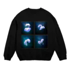 ZAIBATSU - 財閥のRosetta [blue] Crew Neck Sweatshirt