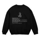 FreeStylersの【FreeStylers】style BASIC　ロゴ（Black Baseグッズ編） Crew Neck Sweatshirt