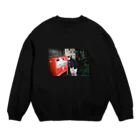 suisui_ikiyoの趣味=覗き Crew Neck Sweatshirt