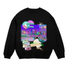 𝙈𝙊𝙈𝙊'𝙨 𝙎𝙝𝙤𝙥のベランダ Crew Neck Sweatshirt