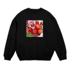 photo-kiokuのドライフラワー Crew Neck Sweatshirt