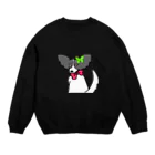 UNA the papillon🎀うなザパピヨンの振り向くUNA Crew Neck Sweatshirt