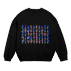 鳥オカンの手話指文字五十音 Crew Neck Sweatshirt