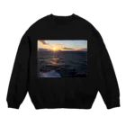 ベロンの四国の夕日 Crew Neck Sweatshirt