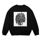 のはのはの世界観の木 Crew Neck Sweatshirt