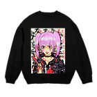 ヒラサリのヘラ子2 Crew Neck Sweatshirt