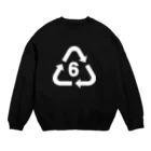 そいねアートの6の集合Tシャツ Crew Neck Sweatshirt