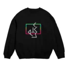 見てくれてありがとう！の何かのロゴC Crew Neck Sweatshirt