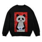 Washiemon and Ai-chan's ShopのPANDA No.1 Crew Neck Sweatshirt