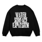 W.S.E.のWATER SURFACE EXPLOSION Crew Neck Sweatshirt